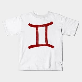 Red Gemini Kids T-Shirt